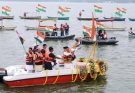 तिरंगे के रंग में रंगा भोपाल का बड़ा तालाब, सीएम मोहन यादव ने भी सराहा