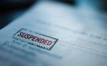 suspended